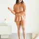 Cosset Relaxed Turtleneck Camel