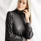 Cosset Relaxed Turtleneck Caviar Black