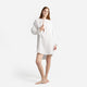 Cotton Breeze Long-Sleeved Chemise Off White