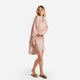 Cotton Breeze Long-Sleeved Chemise Powder Pink