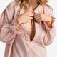 Cotton Breeze Long-Sleeved Chemise Powder Pink