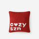 Cozy Szn Throw Pillow Rouge - Off White