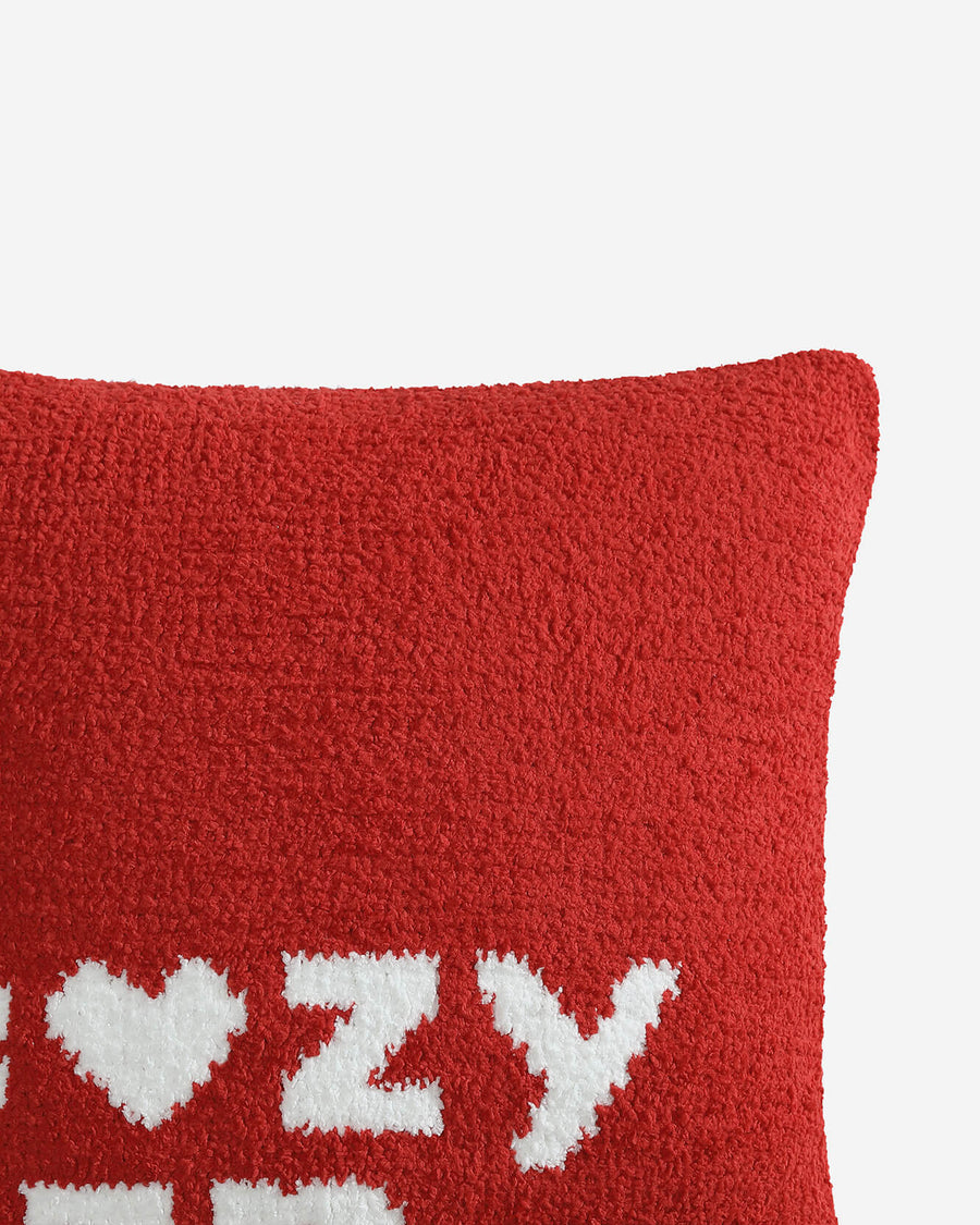 Cozy Szn Throw Pillow Rouge - Off White