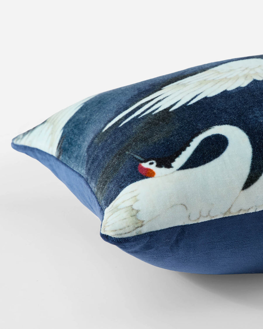 Sunday-Citizen_Crane-In-The-Clouds-Small-Lumbar-Pillow Baritone Blue 