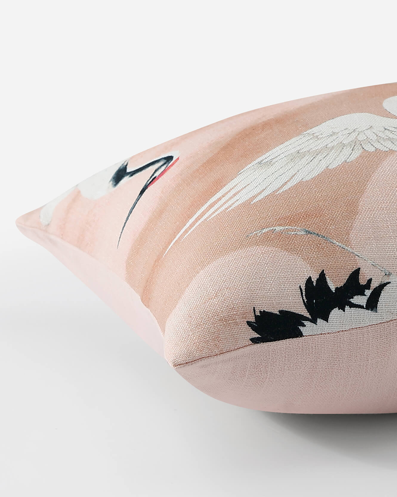 unday-Citizen_Crane-In-The-Clouds-Small-Lumbar-Pillow_ Pink Sand