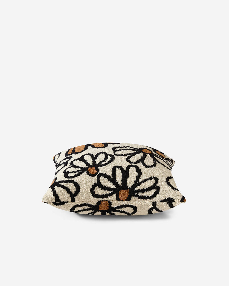 Daisy Throw Pillow Chestnut - Sahara Tan