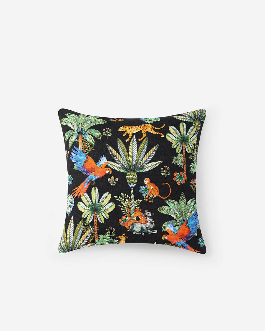 Sunday-Citizen_Decorate-Palms-Throw-Pillow_ Black