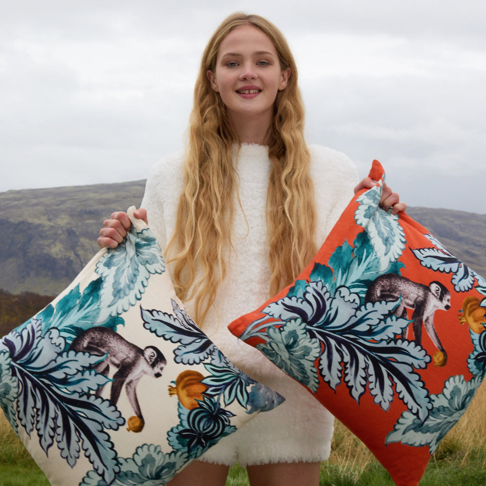 Sunday-Citizen_Demasc-Monkey-Throw-Pillow_Koi