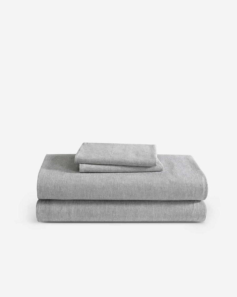 European Flax Linacel™ Sheet Set Heather