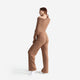 Sunday Citizen Faux Cashmere Asymmetrical Long Sleeve Cafe Au Lait