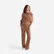 Sunday Citizen Faux Cashmere Asymmetrical Long Sleeve Cafe Au Lait