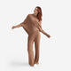 Sunday Citizen Faux Cashmere Asymmetrical Long Sleeve Cafe Au Lait