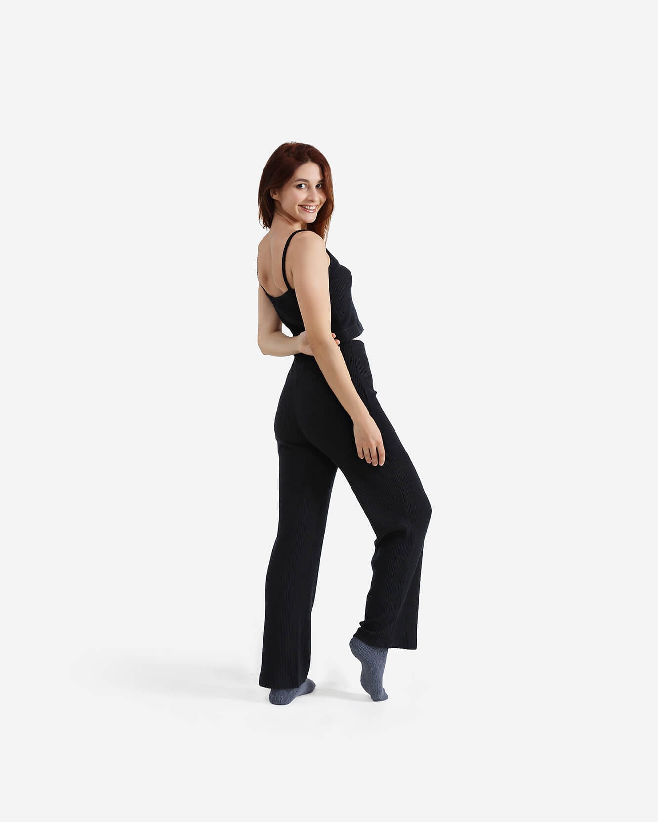 Sunday-Citizen_Faux-Cashmere_Long-Crop Top Black