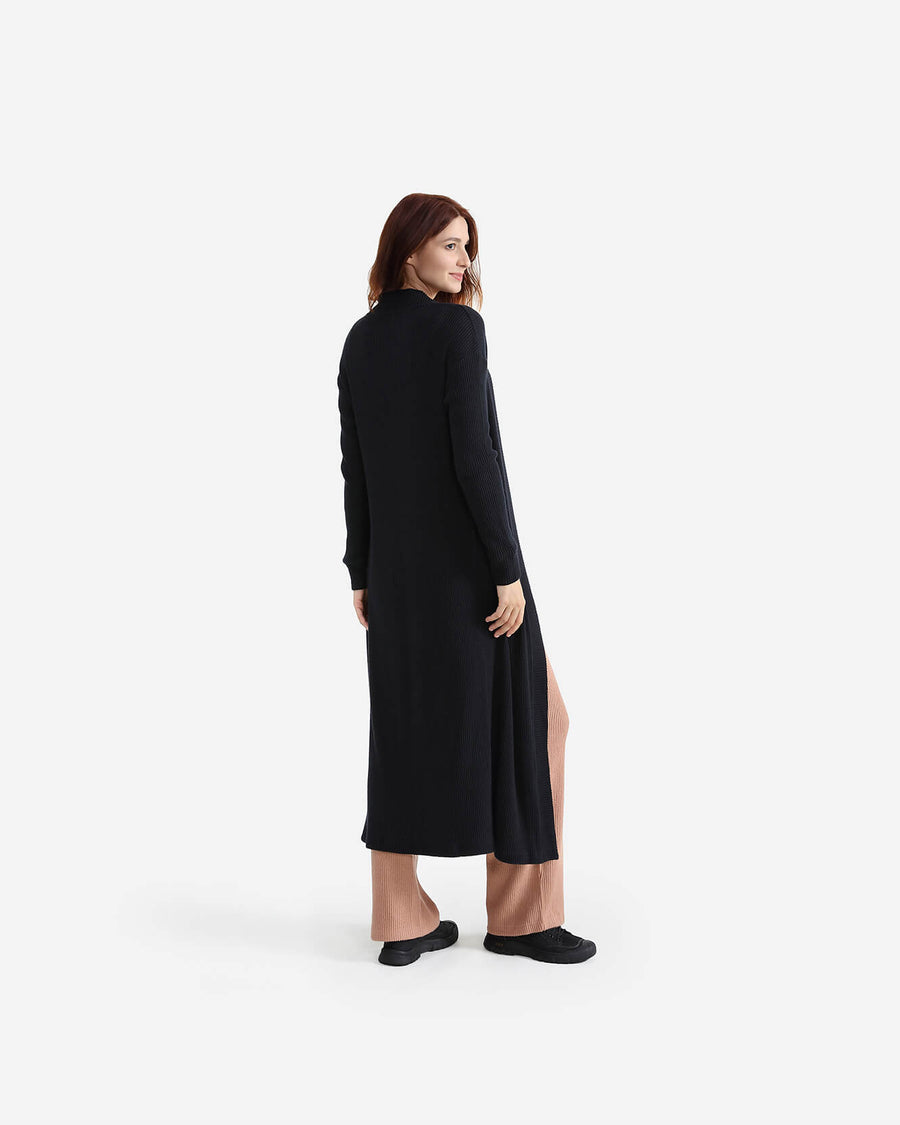 Sunday-Citizen_Faux-Cashmere_Long-Cardigan Black