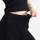 Sunday Citizen Faux Cashmere Asymmetrical Long Sleeve Black
