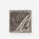 Breathable Faux Fur bed runner Grey