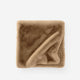 Breathable Faux Fur bed runner tan