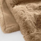 Breathable Faux Fur bed runner tan