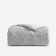 Breathable Faux Fur Comforter Gray
