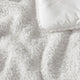 Breathable Faux Fur Comforter White