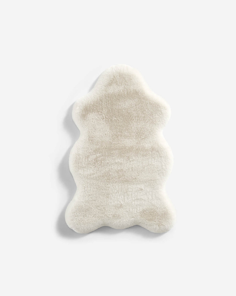 Sunday-Citizen_Faux-Fur-Rug  White