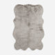 Sunday-Citizen_Faux-Fur-Throw-Rug Pillow Grey