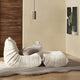 Sunday-Citizen_Faux-Fur-Throw-Rug Pillow Grey