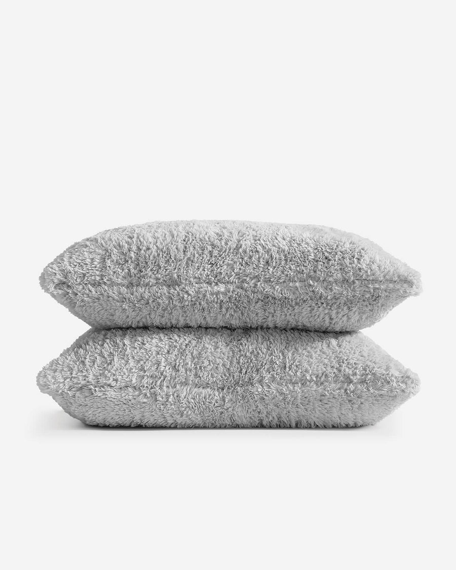 Sunday Citizen Faux-Fur Sham Set Gray