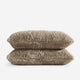Sunday Citizen Faux-Fur Sham Set Toffee