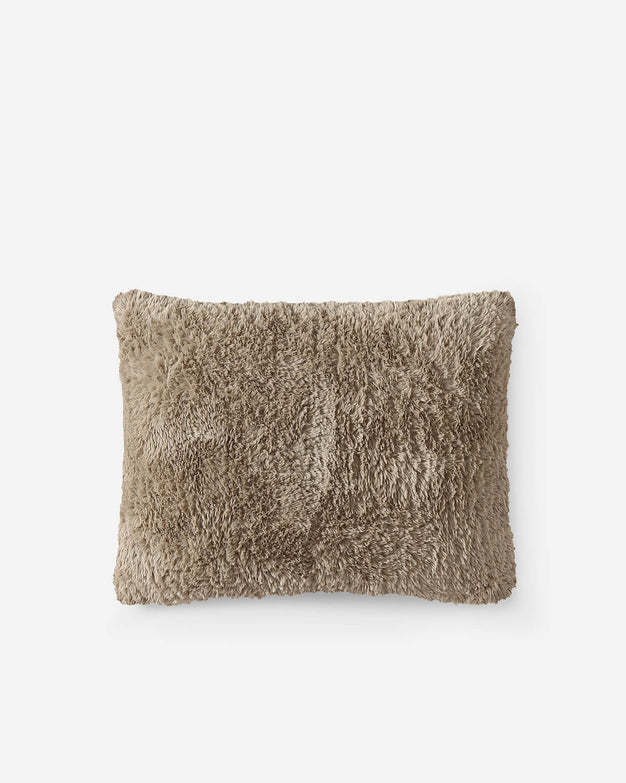 Sunday Citizen Faux-Fur Sham Set Toffee