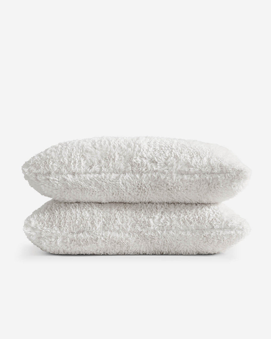 Sunday Citizen Faux-Fur Sham Set White 