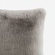 Sunday-Citizen_Faux-Fur-Throw Pillow Grey