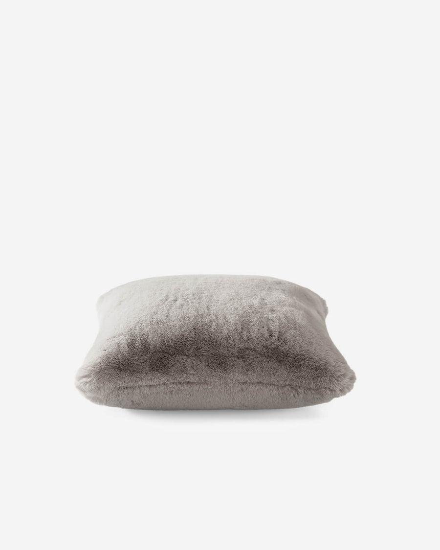 Sunday-Citizen_Faux-Fur-Throw Pillow Grey