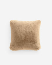Sunday-Citizen_Faux-Fur-Throw Pillow Tan