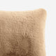 Sunday-Citizen_Faux-Fur-Throw Pillow Tan