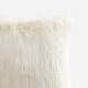 Sunday-Citizen_Faux-Fur-Throw-Pillow White