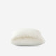 Sunday-Citizen_Faux-Fur-Throw Pillow White