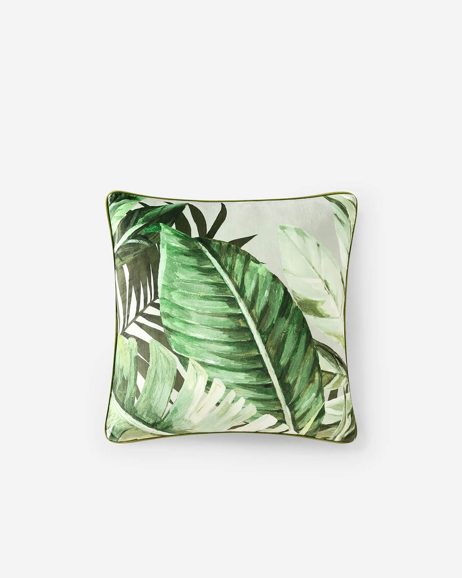 Foliage Greenery Throw Pillow Moss