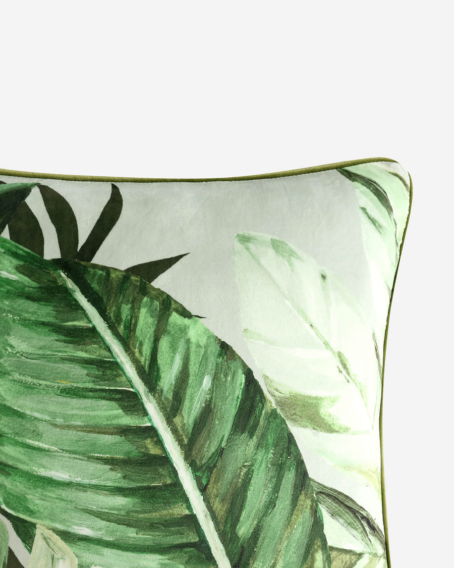 Foliage Greenery Throw Pillow Moss