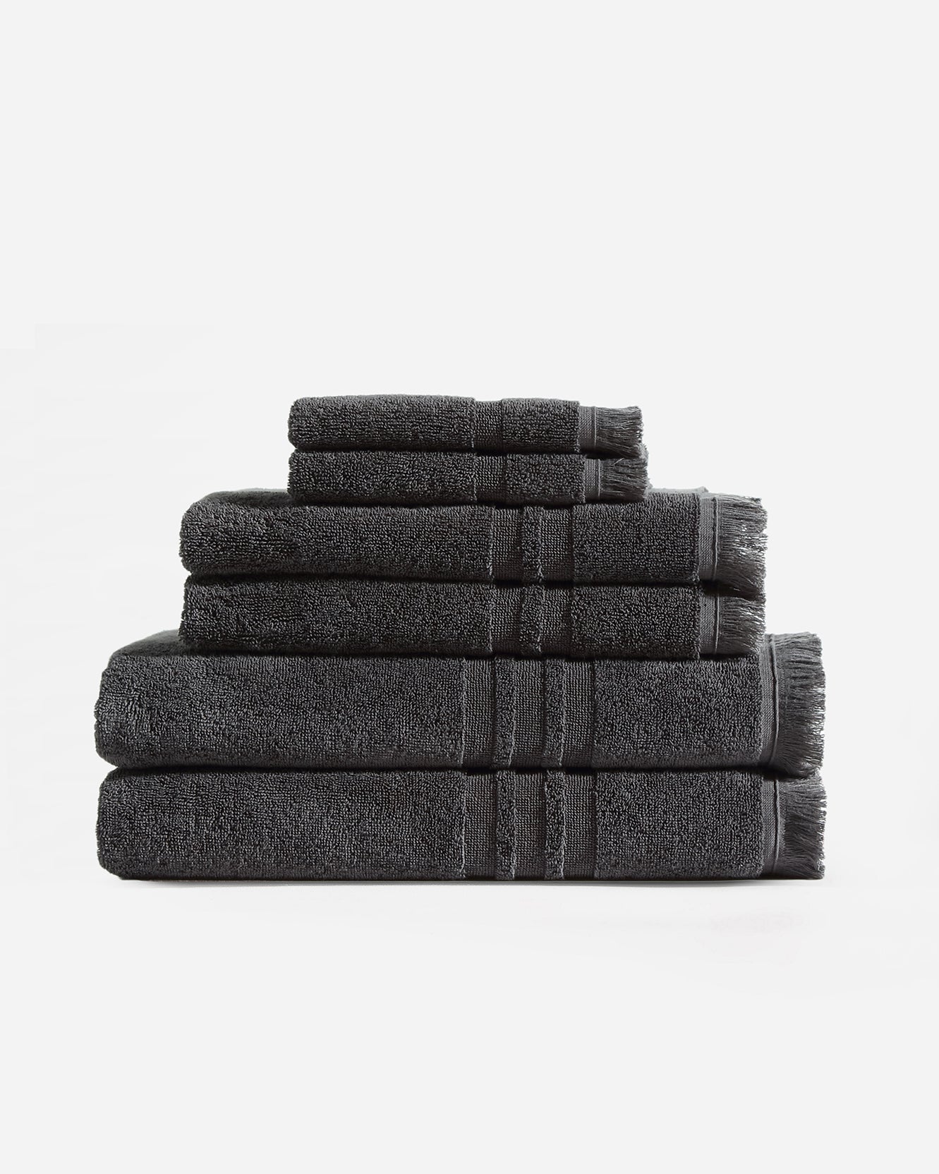 Gray towel set on sale