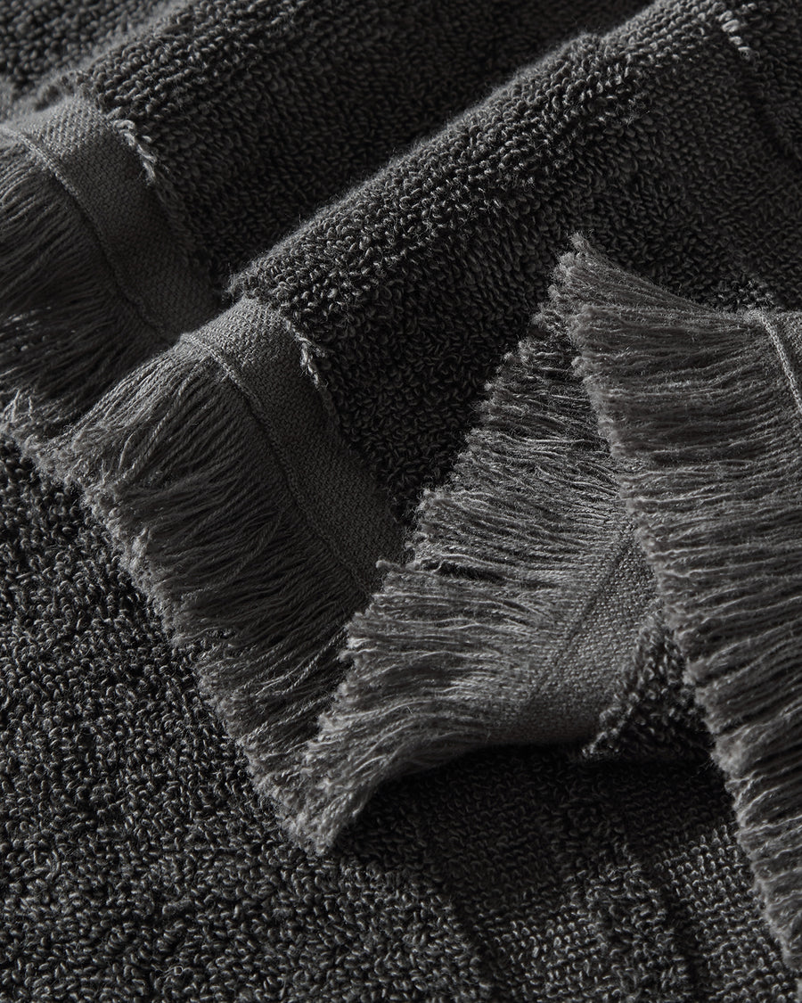 Fringed Towel Set Volcano