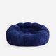 Ciel Chair Ottoman Set Dark Blue