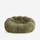 Ciel Chair Ottoman Set  Pine Green