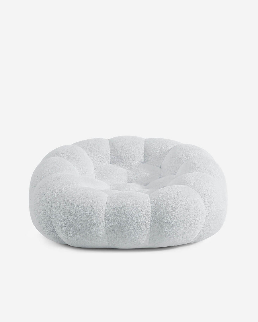 Ciel Chair Ottoman Set Light gray