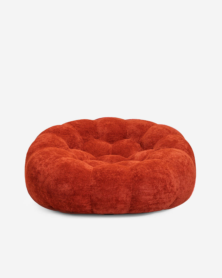 Ciel Chair Ottoman Set Red