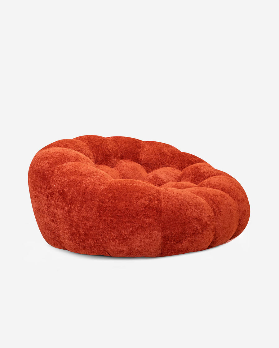 Ciel Chair Ottoman Set Red
