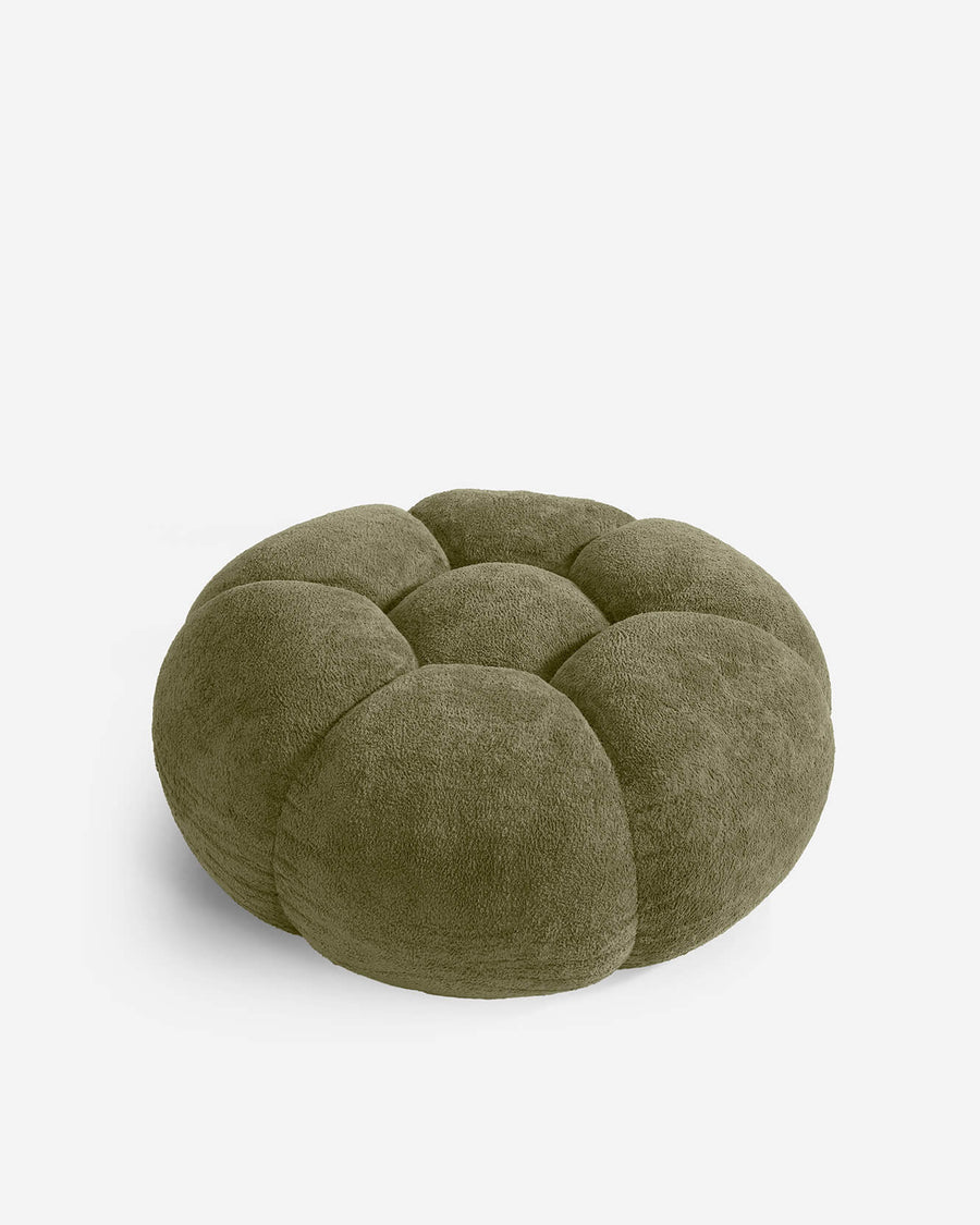 Ciel Chair Ottoman Set  Pine Green