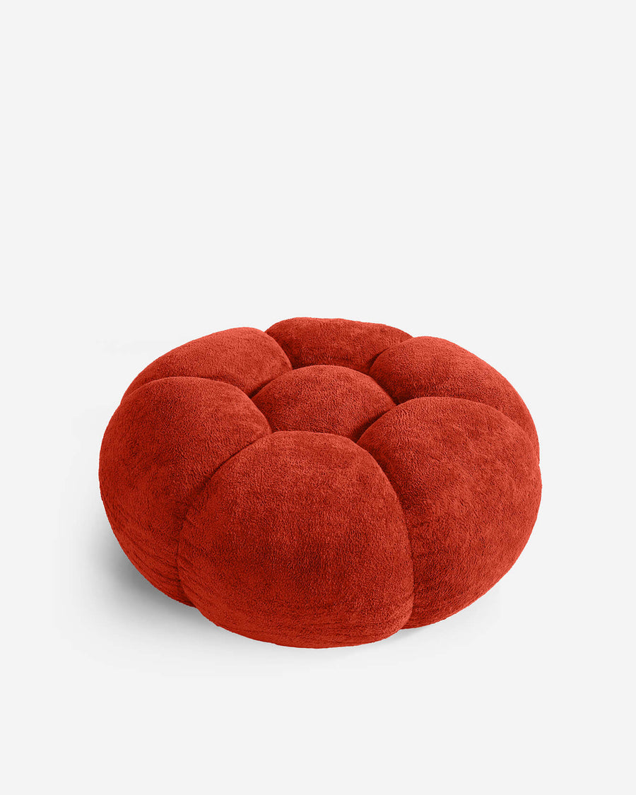 Ciel Chair Ottoman Set Red
