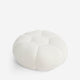 Ciel Chair Ottoman Set White