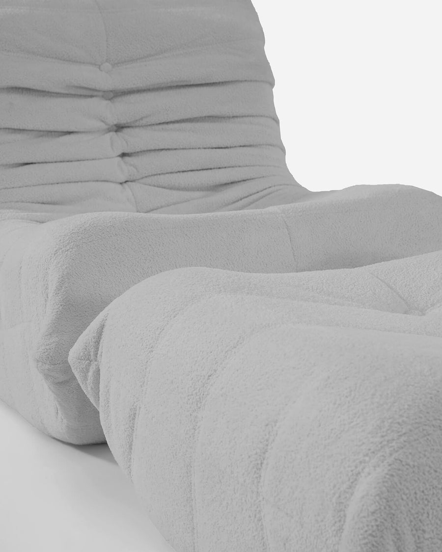 Sunday-Citizen_Furniture_Dakota-Single Chair Ottoman Light Grey